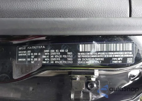 2020 Jeep Renegade Limited 4X4 from USA, damaged, VIN ZACNJBD16LPM06362